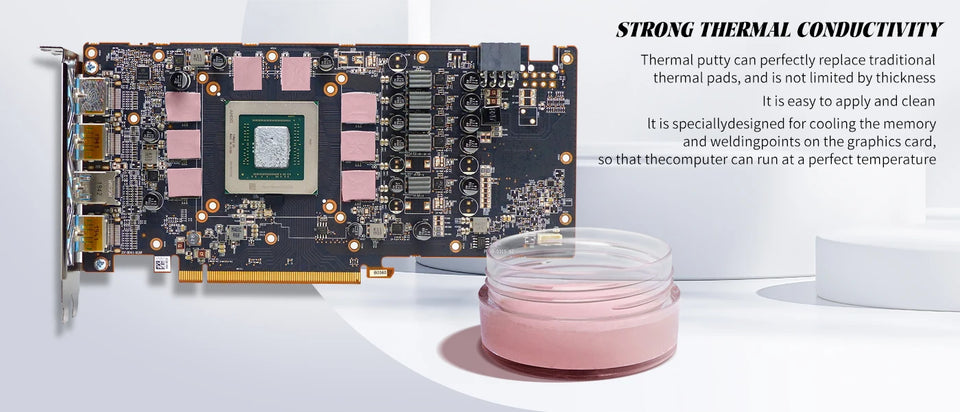 UTP-8 Thermal Putty Extreme For VGA GPU IC Processor Rapid Cooling Thermal Pad Replacement Heat Blocking Putty High Performance