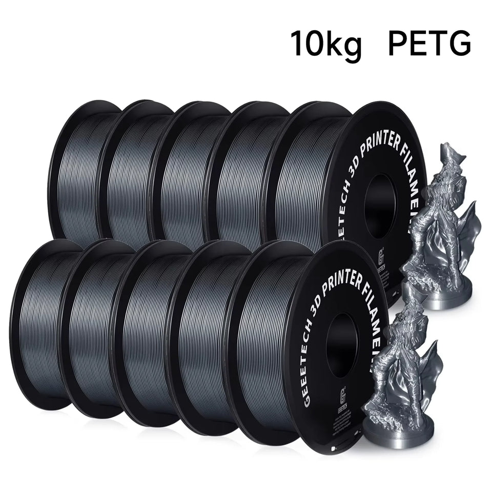 Geeetech PETG 10 Rolls Filament 3d print wire Vacuum Packaging 1KG/roll 1.75mm 100% Filament for most FDM 3D printer