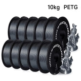 Geeetech PETG 10 Rolls Filament 3d print wire Vacuum Packaging 1KG/roll 1.75mm 100% Filament for most FDM 3D printer