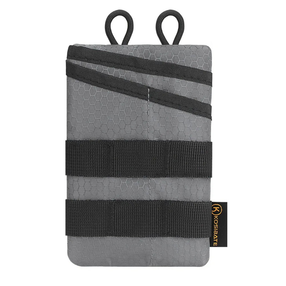 Foldable Small Tool Storage EDC Pouch Lightweight Wear Resistant Organizer for Camping Hiking Sports Portable Credit Card Wallet