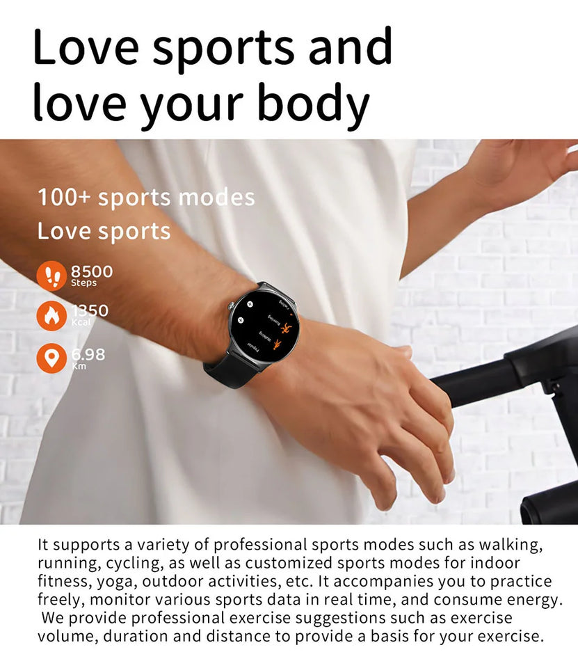 2025 Ultra-thin Durable Women Smart Watch 1.43" Amoled Screen Wireless Call Sports Health Fitness Women Watches For Android iOS