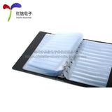 Electronic components sample book, chip ic resistor capacitor inductor book/package, component sample book, empty book