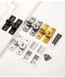 1pc Security Door Lock Handle Commercial Residential Grade Anti-Pick Lock with Adjustable 90°/180° Slide Indoor Outdoor Use