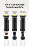 Coffee Machine Wireless Electric Portable Espresso Coffee Machine Maker 3-in-1 Capsule Powder Travel Coffee Maker