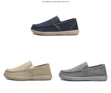 Fashion Men's Sneakers Canvas Breathable Men's Walking Driving Shoes Comfortable Outdoor Men Flats Casual Shoes Tenis Masculino