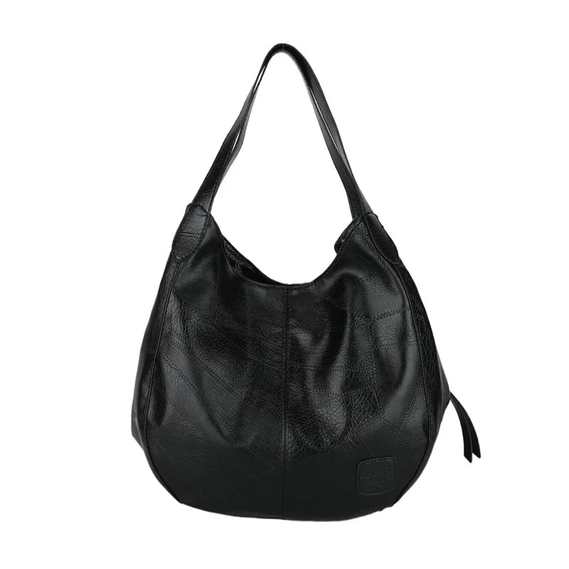 Womens Hand Bags Soft PU-Leather Shoulder Bags Ladies All-Matching Shopping Dating Bag Large Capacity Crossbody Bag Gift
