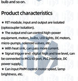 Electronic Control Board - Triggered Switch Module Featuring DC - Controlled MOSFET Optocoupler
