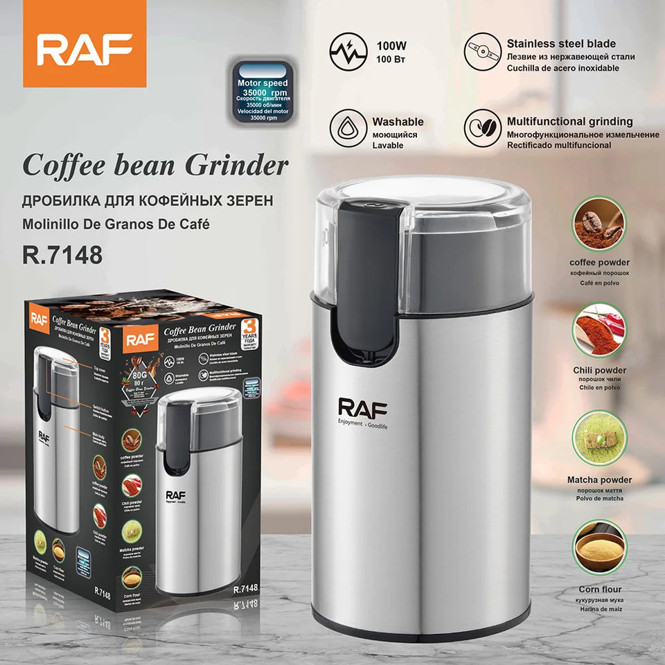 RAFCoffee bean grinder, dry grinding, lightweight coffee grinder