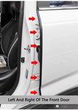 2pcs Car B-pillar Sealing Strip with Steel Bar Car Door Edge Seal Strip Car Rubber Weatherstrip Sound Insulation Sealing Strips