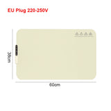 Electric Heating Plate Food Warmer Mat Silicone Dining Table Fast Warming Food Coffee Heater Tray Foldable Food Warming Plate