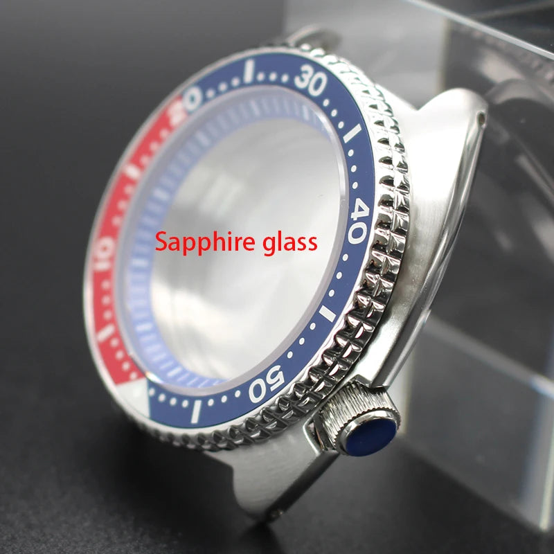 45mm Men Watches Case Skx007 Skx009 Skx013 Skx Mod Sapphire Glass For Seiko Tuna Turtle NH35 NH36 Movement 28.5mm Dial Hot Sale