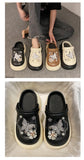 Fashion Beach Garden Shoes DIY Women's Hole Shoes 8cm Sandal Slippers Cartoon Accessories Hole Slippers Shoes for Students Girls