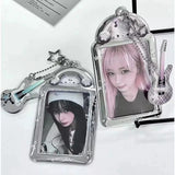 Idol Photocard Holder Photo Album pc holder kpop Protector Sleeves Keychain for Bag Poka Supplies Photo Decoration Cardholder