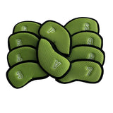 Golf Irons Head Covers 10pcs/set Two Sides Numbers Mesh Golf Iron Headcovers 5 Colours Golf Club Head Cover