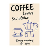 Coffee Diver Poster Coffee Canvas Painting Trendy Kitchen Gallery Print Wall Art Picture for Home Decoration Coffee Lover Gift