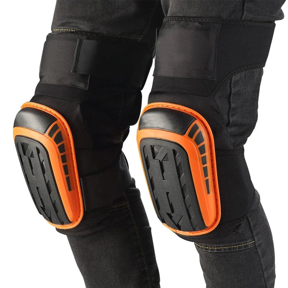 Gel Knee Pads For Work & Gardening – Heavy Duty Professional Knee Pad with EVA Foam&GEL Cushion For Construction, Concrete