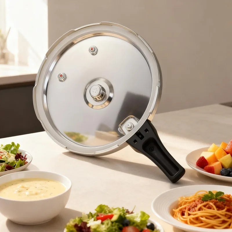 Stainless steel pressure cooker,commercial and household use, multiple specifications,suitable for electric stove and gas stove.