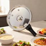 Stainless steel pressure cooker,commercial and household use, multiple specifications,suitable for electric stove and gas stove.