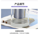 800ml Iced Coffee Maker Cold Brew Cafe Glass Pot Steel Filter Infuser Ice Tea Brewing Jug Dispenser Cold Cafe Bottle Container
