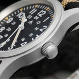 Militado ML05 Field Watch 38mm VH31 Sweep Quartz Movement Sapphire Crystal 100M Water Resistant Screw-Down Crown Men's Watches