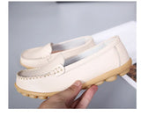 Women Flats Ballet Shoes Woman Cut Out Leather Breathable Moccasins Women Boat Shoes Ballerina Ladies Casual Shoes