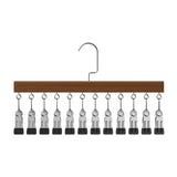 Closet Organizer With 10/12 Clips, Space Saving Hanging Closet Organizer, Space-Saving Hat Scarf Clothespins