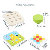 Children's Early Learning Puzzle Interactive Toys, Mushroom Nail Game, Intelligence Puzzle, Color Recognition