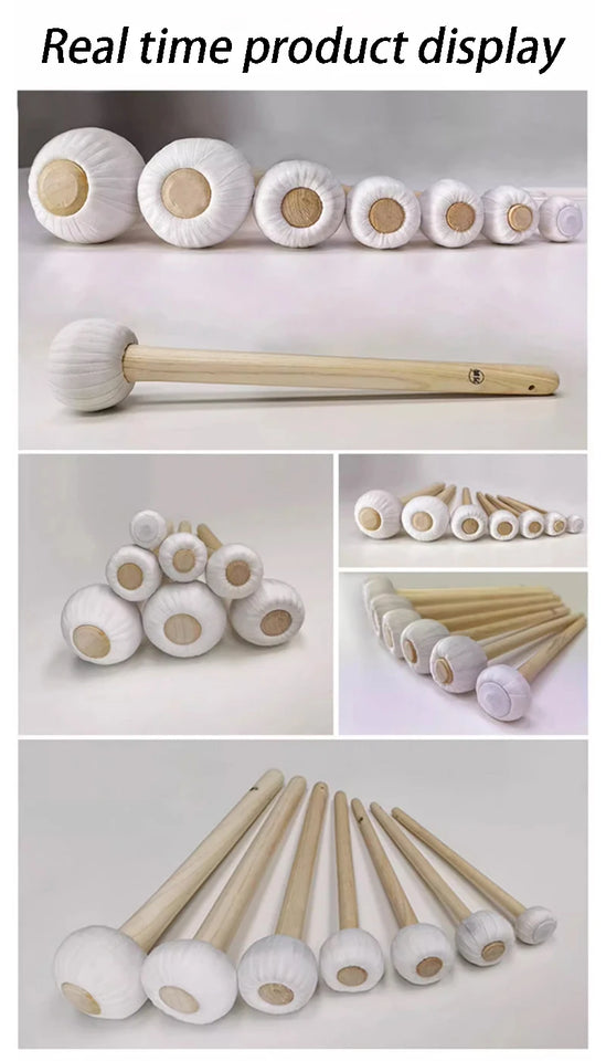 Professional Gong Hammer Handmade Gongs Hammer Percussion Musical Instrument Accessories Copper Gong Specific Wooden Mallet