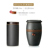 Tea Separation Tea Cup Ceramic with Lid Creative Tea Cup Personal Filter Office Portable Household Water Cup