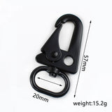 5/10Pcs 20/25/32/38mm Metal Buckle Bag Strap Lobster Clasp Backpack Webbing Dog Collar Trigger Snap Hook DIY Hardware Accessory