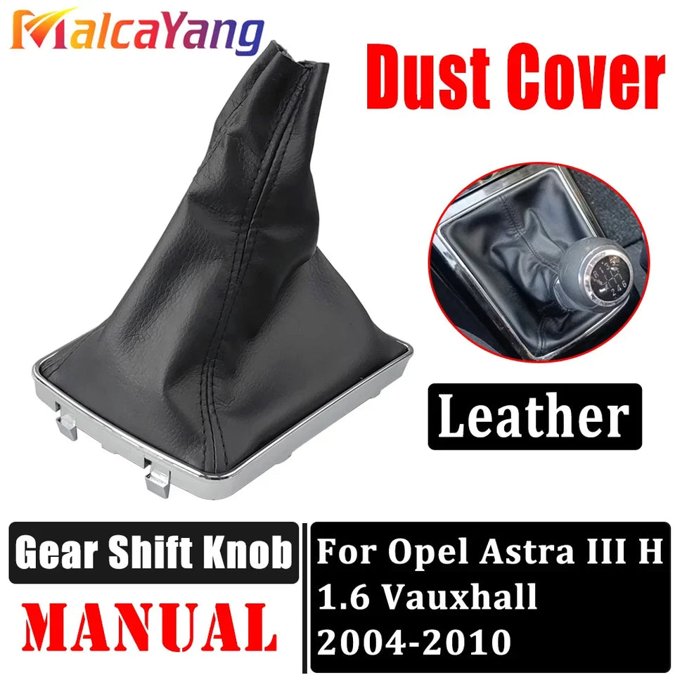 Top quality Gear Lever Shift Knob Boot Case Collar Parking Handbrake Cover For OPEL ASTRA III H 1.6 VAUXHALL 2004-2010