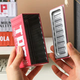 Mini Compact Iron Storage Container - Creative Desktop Organizer Desk Organizer Metal Box for Rings Chargers Pens Coins Jewelry