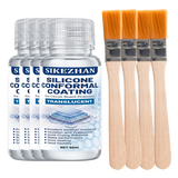 Waterproof Silicone Conformal Coating PCB Protection Lacquer Anti-corrosion Insulation Varnish with Brush for Electronic Repair