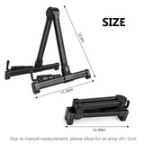Miwayer Adjustable Universal Guitar Stand - Foldable ABS/Silicone Holder for Acoustic/Electric Guitar, Ukulele, Violin & Banjo