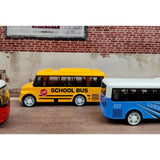 High Imitation Bus Shape Ornaments High Quality Kids Gift Hobbies Alloy Bus Model Extended Bus Toys Pull Back Vehicle Model