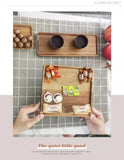 Acacia Wood Coffee Tray Rectangular Food Cup Trays Decorative Wood Plate Dessert Candy Acacia Wood Gongfu Tea Tray