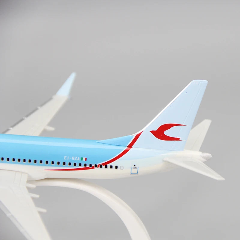 1:200 Scale B737 MAX8 neos Airlines ABS Plastic Airplane Aircraft Plane Model Toy Assembly Resin for Collection