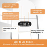 Commercial Capsule Coffee Machine Portable Mini Espresso Machine Desk Mini Coffee Maker Energy Saving Mode Quiet office coffee