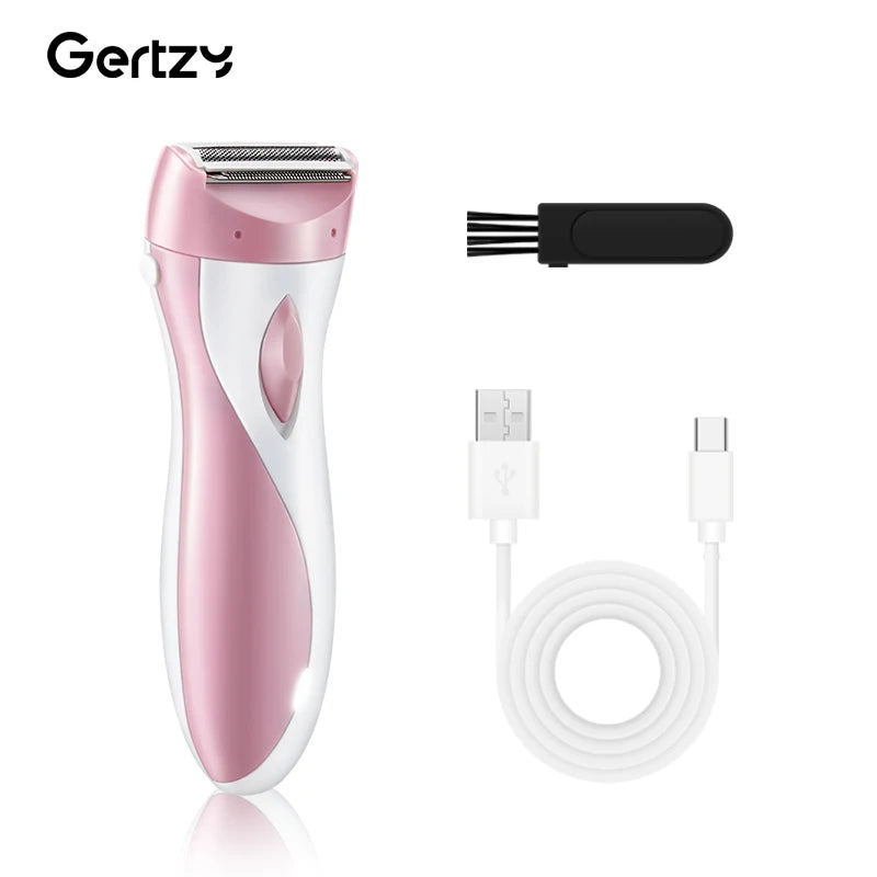Professional body hair trimmer - USB rechargeable, used for smooth full body beauty