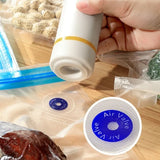 Electric Air Pump for Vacuum Bags Portable USB Mini Vacuum Sealer Rechargeable Food Vacuum Packaging Sealing Machine for Home
