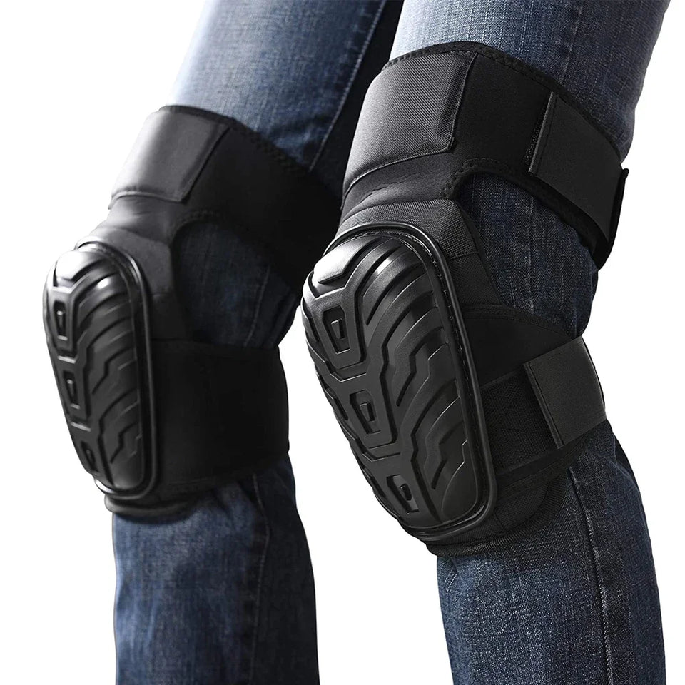 Gel Knee Pads For Work & Gardening – Heavy Duty Professional Knee Pad with EVA Foam&GEL Cushion For Construction, Concrete