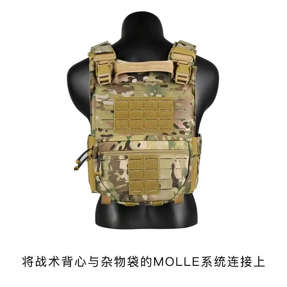 1050D Sports Hunting Dump Pouch Nylon Front Pouch of Plate Carrier Chest Rig with Molle Carrying Kit Pouch
