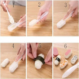 DIY Hand Held PP Material Sushi Mold Single Warship Rice Ball Tool Commercial Baby Japanese Cuisine Making