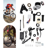 Electric Motor, Copper, Labor-Saving Design with Speed Control, Complete Kit for Safe E-Bike Conversion and Riding