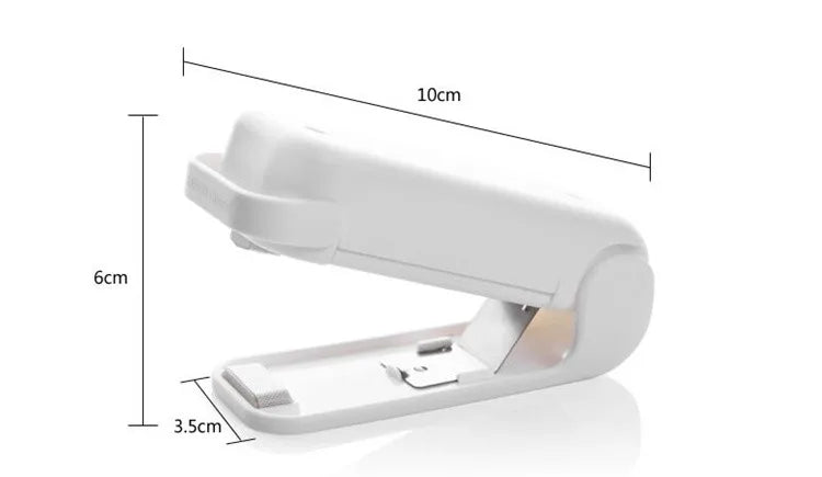 1PC Mini Bag Sealing Machine Package Sealer Bags Thermal Plastic Food Bag Closure Portable Sealer Food Packaging Heat Sealer