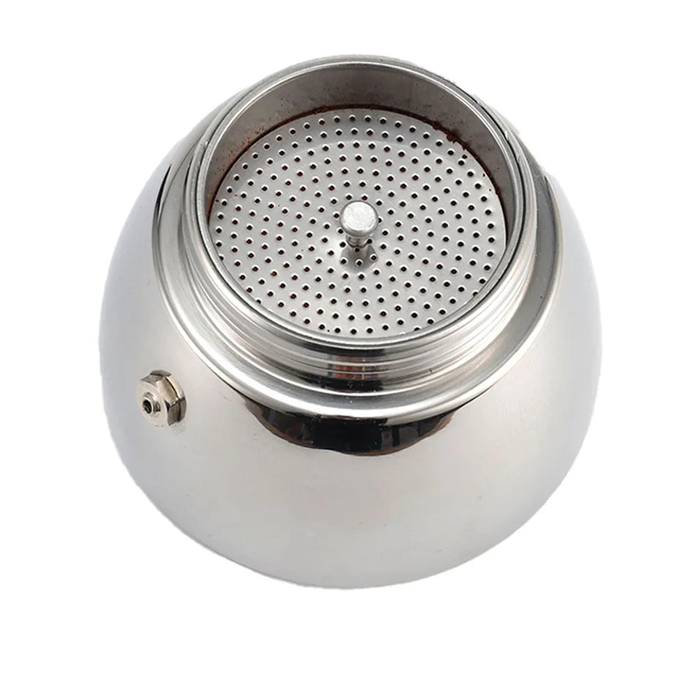 Moka Part 4.3/5.3/6.1/7.3cm Stainless Steel Moka Pressed Powder Decrement For Espresso Coffee 4/6 Cups For Home Office Kitchen