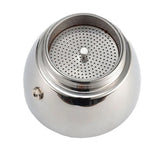 Moka Part 4.3/5.3/6.1/7.3cm Stainless Steel Moka Pressed Powder Decrement For Espresso Coffee 4/6 Cups For Home Office Kitchen