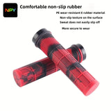 NPY Bicycle Handles Mtb Rubber Lock-on Grip Shockproof Non-slip Mountain/Road Bike Handle Cover Folding Balance Bike Accessories