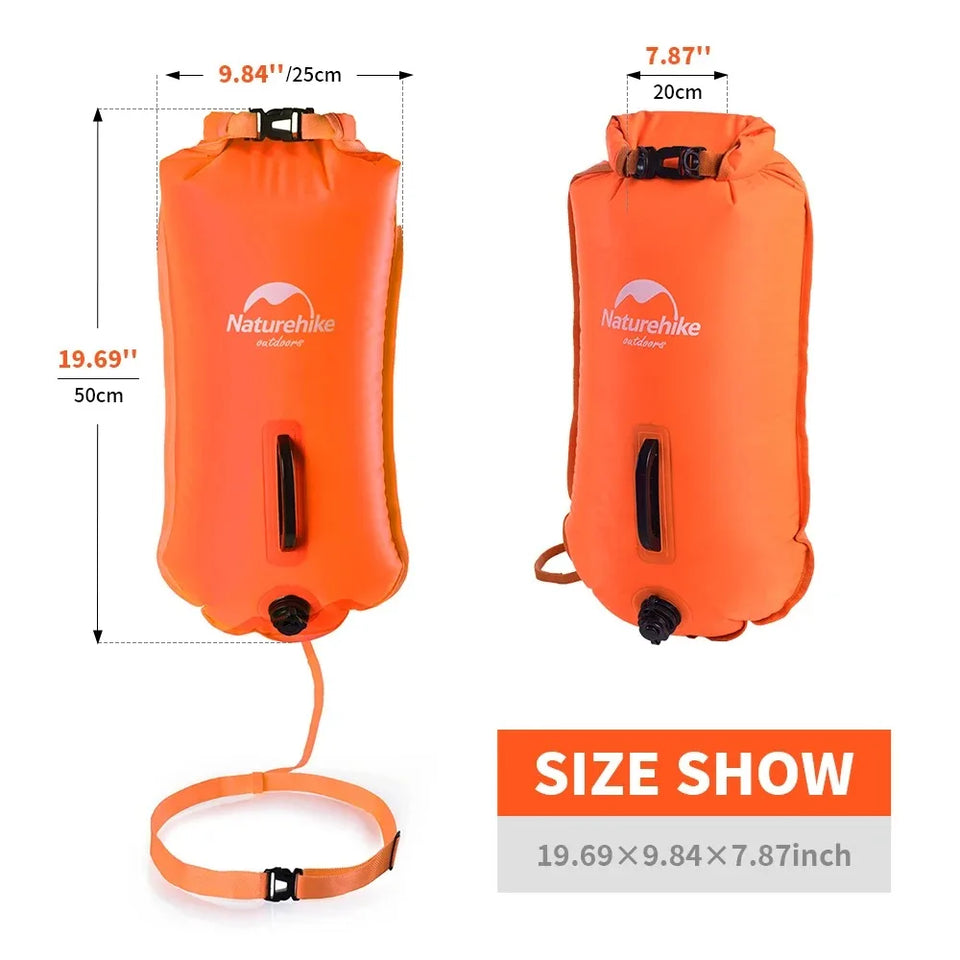 Naturehike  Inflatable Waterproof Bag Swimming Lifesaving Pressure Resistant Large Capacity Portable NH17S001-G