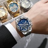 Mens Watches Luxury Brand Watches For Mens Fashion High Quality Luxury Simple WristWatch Business Full Steel Sports Male Clock
